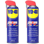 WD Fourty 2 x 450ml Spray Dirt Oil Dust Remover Metal Cleaner Lubricant