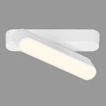 BRILONER - Système de rail Luxtrail LED Tracklight, Blanc chaud, Pivotant, Accessoires, LED Spot, Spot projecteur, Spot de plafond, Lampes, Plafonnier, Plafonnier, 130mm, Blanc