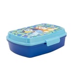 My sweety pop - Boîte à goûter - Lunch box - Pour enfant - Crèche - Maternelle - Ecole - Vacances - Repas - 17 cm - Idée Cadeau - Bluey - Bleu - pour garcon