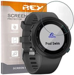 REY Screen Protector for GARMIN SWIN 2 33mm, Film Premium quality, Perfect protection for scratches, breaks, moisture, [Pack 7x]