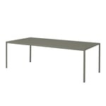 HAY - New Order Table Green Linoleum Top / Army Frame 250 x 100 cm - Matbord - Grön - MDF/Metall/Plast