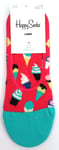 Happy Socks, Ladies, Mulicoloured, Ice  Cream, Liner Socks, Size 3.5 - 6.5 UK