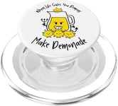 Funny Life Gives You Demons Make Demonade Lemons Lemonade PopSockets PopGrip for MagSafe