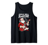 Jingle Bell Rockstar Music Santa Tank Top