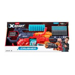 Blaster Automatique - ZURU - XSHOT Crusher - Ceinture de 35 fléchettes - Portée de 27 mètres