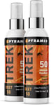 Pyramid Trek 50 Insect/Mosquito Repellent Deet Spray 2 Bottles, 100ml