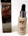 Boots No7 Airbrush Away Foundation WARM IVORY 30ml BNIB Rare FAST POSTAGE