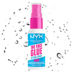 NYX Professional Makeup - Spray Fixateur de Maquillage - Résistant aux Transferts et Waterproof - Tenue Longue Durée 24H - Formule Vegan - The Face Glue Setting Spray - 60ml