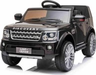 Land Rover Discovery Elbil For Barn Svart + Fjernkontroll + Eva-Hjul + Gratis Start + Mp3-Radio