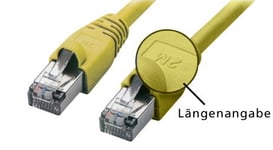 Câble de Brassage (RJ45) S-FTP, Cat 5e, Jaune, 3,0m