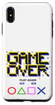 Coque pour iPhone XS Max Game Over Vintage Retro Jeux Vidéo Gaming