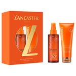 Lancaster Solskydd Golden Tan Maximizer Presentförpackning After Sun Lotion 125 ml + Satin Dry Oil SPF30 150 1 Stk.