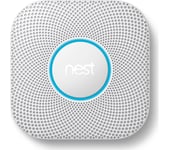 NEST Nest Protect 2nd Generation Smoke and Carbon Monoxide Alarm - Battery operated, White