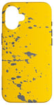 iPhone 16 Paint Splash Gray Paint Splatter Artwork Case