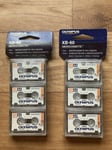 Olympus Microcassette Recorder Tapes XB-60 MC-60 NEW & SEALED Dictaphone x2