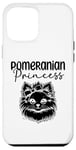 Coque pour iPhone 12 Pro Max Poméranie Princesse Poméraniens Pom Dog