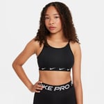 Nike Dri-FIT One Sports-BH, str. XL (156-166 cm), Junior, Sort - Optimal komfort for trening