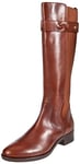 Geox D Felicity Bottes Hautes au Genou, Marron, 41 EU