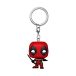 Funko Pop! Keychain: Deadpool & Wolverine - Deadpool - Mini-Figurine en Vinyle à Collectionner Porte-clés Fantaisie - Cadeau de Noël - Idée de Cadeau - Produits Officiels - Movies Fans