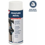 Metaltop - Peinture Metal - 0.4 l - Bombe 400 mL - 1013 - Blanc perle