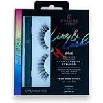 Eylure Reusable False Black Eyelashes Extension Adhesive Eye Lash Style Beauty