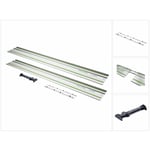 Fs 1080/2 Rail de guidage 1080mm + Butoir FS/2-AW + Pièce de raccordement FSV/2 pour scie portative, scie plongeante et scie sauteuse / défonceuse