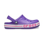 Crocs Bayaband Clog K, Neon Purple/Digital Violet, 12 UK