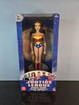 DC Justice League Animated Wonder Woman Figure - Mattel 2003 10" 25cm Brand New 