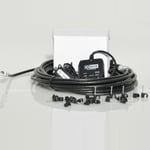 30m Black RG6 Coax Cable + IO-Link Box RF Modulator For Sky HD & Black Magic Eye