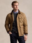 Polo Ralph Lauren Water-Repellent Taffeta Field Jacket, Honey Brown