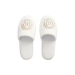 Crest Slippers, White