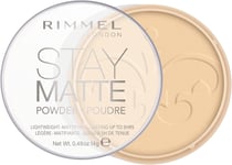 Rimmel Stay Matte Pressed Powder, Transparent, 14 g (Pack of 1), Transparent