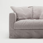 Upholstery For Le Grand Air Love Seat Linen, Misty Grey