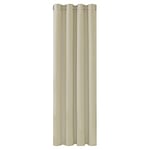 Deconovo Rideaux Occultants Isolant Thermique Anti Froid, 140x180 CM (Largeur x Hauteur), Rideaux pour Salon et Chambre, Design Moderne à Oeillets, Beige Foncé, 1Pièces