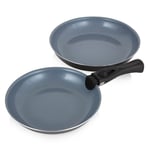 Tower Freedom Non-Stick Aluminium 3 Piece Frying Pan Set