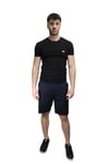 Emporio Armani Men's Eagle Patch Bermuda Shorts, Navy Blue, L