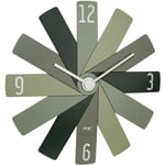 Tfa Dostmann - Horloge murale 60.3020.04 à quartz 400 mm x 37 mm x 400 mm vert, olive, vert forêt mécanisme d'horloge silencieux R053532