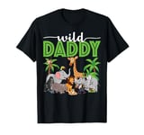 Wild Daddy Zoo Born Two Be Wild B-day Safari Jungle Animal T-Shirt