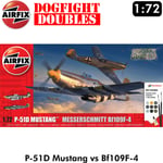 P-51D Mustang vs Bf109F-4 Dogfight Double 1:72 model kit AIRFIX A50193