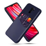 Bofink Xiaomi Redmi Note 8 Pro skal med korthållare - Blå