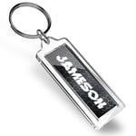 Jameson Name Black Carbon Keyring   #122619