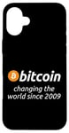 iPhone 16 Plus Bitcoin - Changing The World Since 2009 BTC Satoshi Case