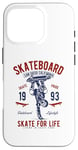 iPhone 16 Pro Skate For Life 1993 for Men Boys Skateboard Case