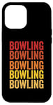 Coque pour iPhone 12 Pro Max Amoureux de bowling, bowling