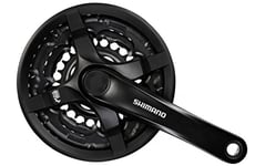 SHIMANO Unisex adulto Tourney Guarnitura, Noir, L EU