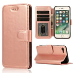 iPhone SE 22/SE 20/8/7 etui - Rose gullfarget