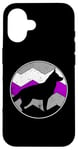 Coque pour iPhone 16 Drapeau asexué LGBT vintage LGBTQ Ace Asexuality Gay Pride