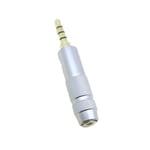 Janjunsi 3.5mm Male to 2.5mm Female Balanced Cord Plug Adapter - Replacement Metal Cord Plug Line Jack Connector for iBasso/Astell&Kern AK380/Iriver/FiiO/Headphones