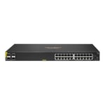 ARUBA HPE Aruba 6100 24G Class4 PoE 4SFP+ - Commutateur Géré 24 x 10/100/1000 + 4 1 Gigabit / 10 SFP+ flux d'air côte à Montable sur rack PoE+ (370 W)