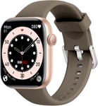 Montre Connect¿¿E Pour Homme Femme, 1,85"" Avec R¿¿Ponse/Appels, 140 Sportive Smart Watch Avec Podom¿¿Tre, Sommeil/Cardiofr¿¿Quencem¿¿Tre/Spo2, ¿¿Tanche Ip68 Smartband Pour Android Ios